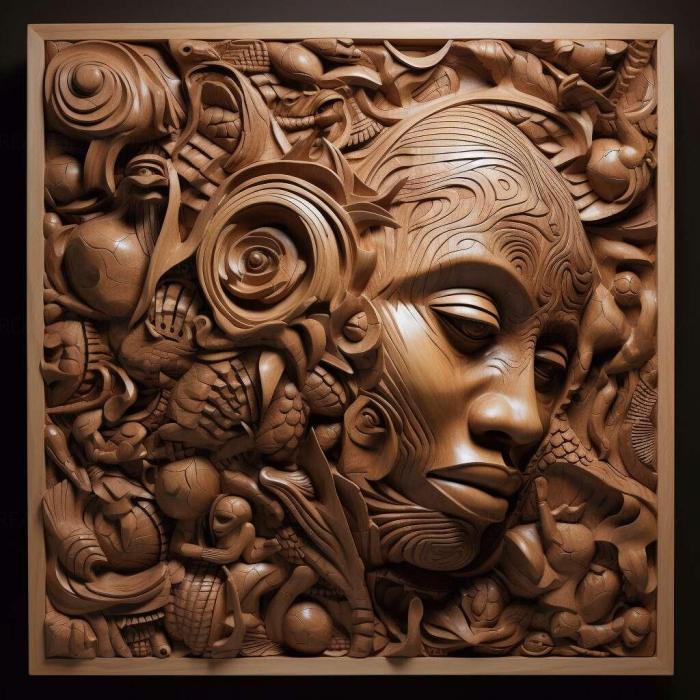 نموذج ثلاثي الأبعاد لآلة CNC 3D Art 